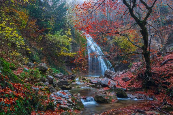 Водопады штат Юта
