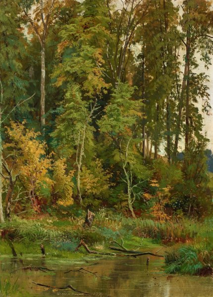 Шишкин Иван Иванович Золотая осень 1888