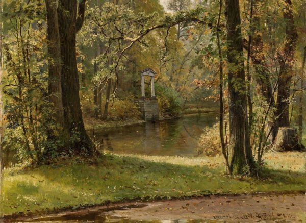 Шишкин осенний лес 1876