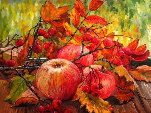 Художник ф.Клименко "осенние листья"