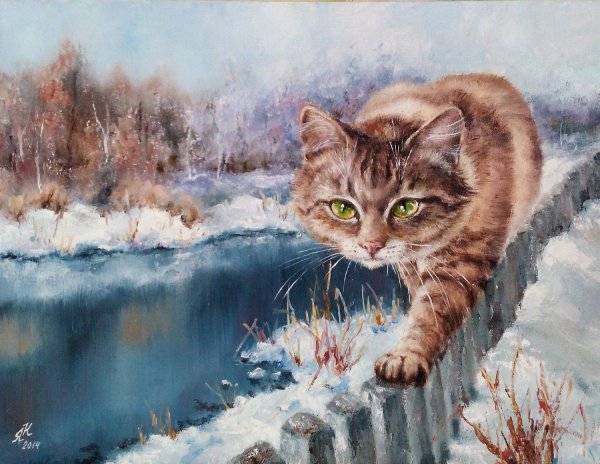 Кошки в живописи