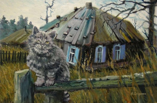 Художник Степан Нестерчук Дачница