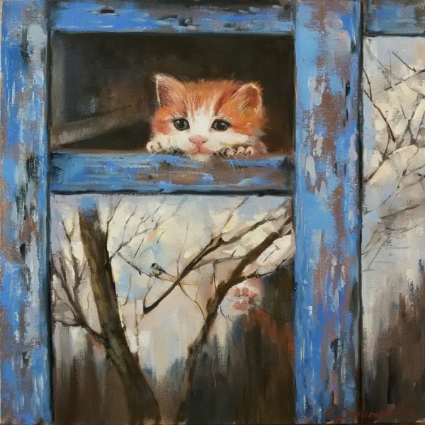 Картины с кошками