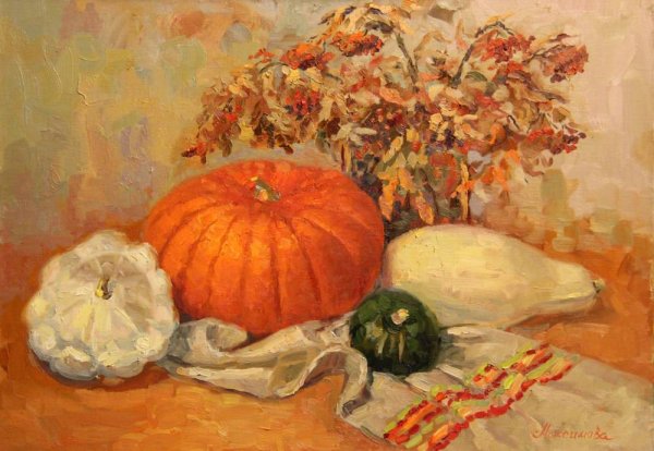 Сычков Федот тыквы натюрморт