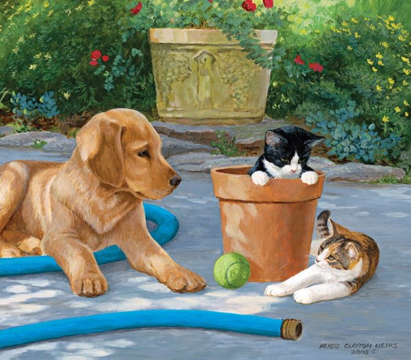 Художник-анималист persis Clayton Weirs