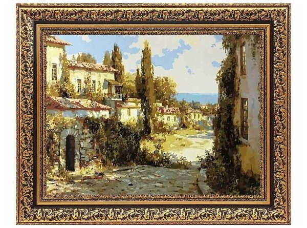 Картина пейзаж в раме