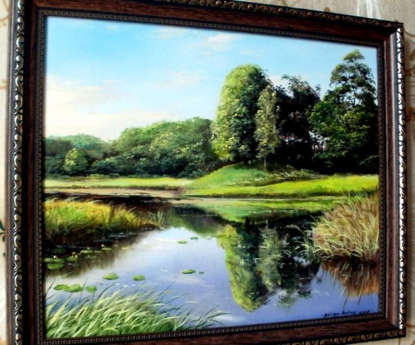 Картины в багете пейзажи