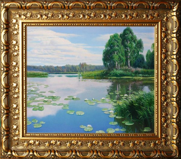 Картина пейзаж в раме