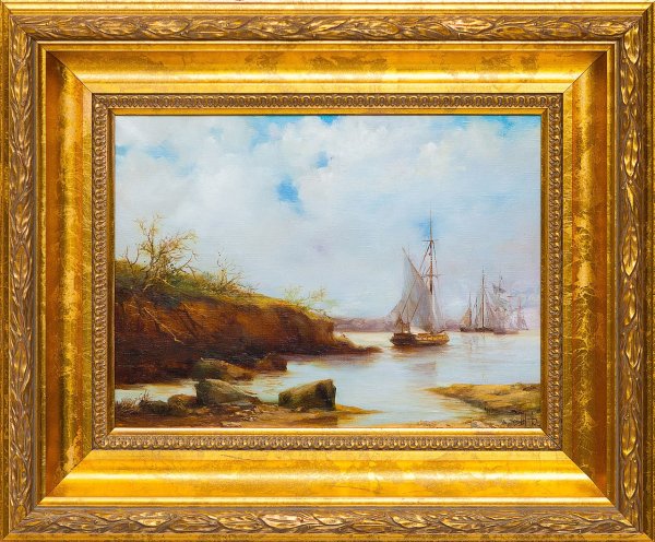 Картина пейзаж в раме