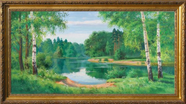 Морской пейзаж в раме