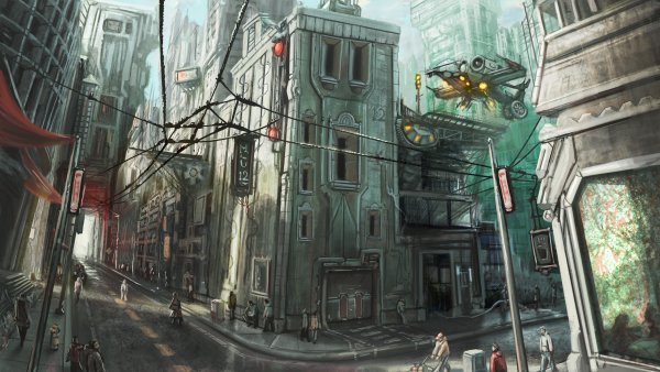 Cyberpunk 2077 Нью Йорк