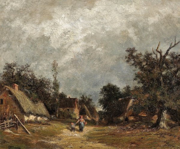 Жюль Дюпре дубы в Фонтенбло