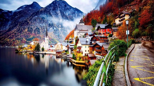 Деревня Хальштатт, Австрия