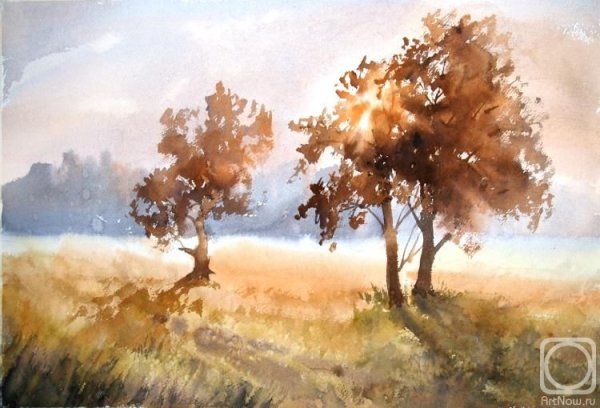 Стравинский художник пейзажи акварелью