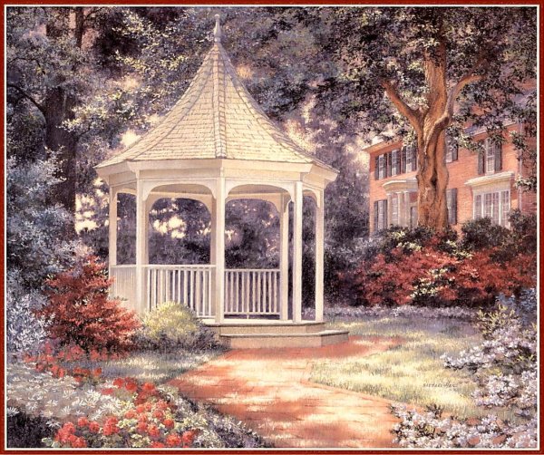 Беседка ретро