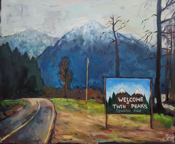 Твин пикс живопись