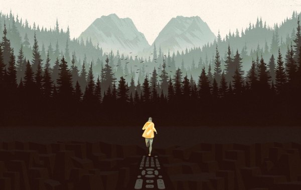 Твин пикс лес