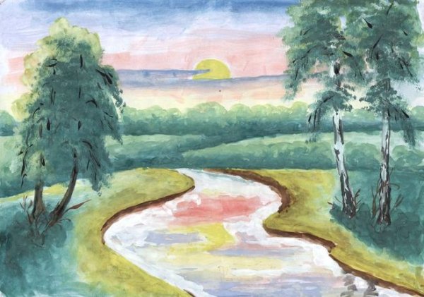 Детские рисунки природы