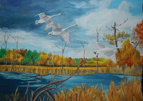 Рисунок мой родной край