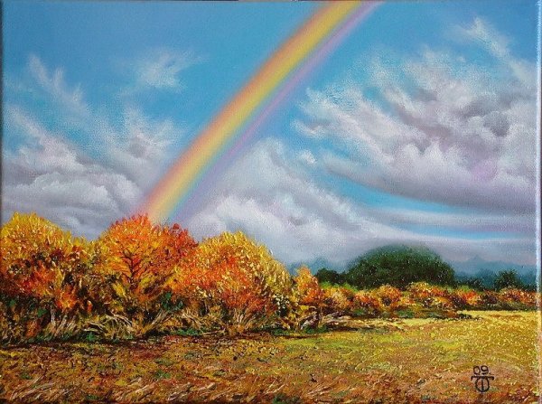 Радуга живопись