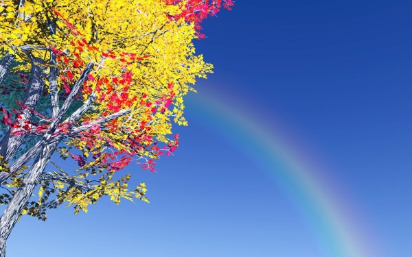 Осень горы Южный Урал Радуга