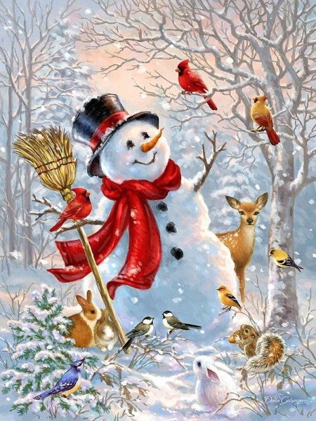 Художник Дона Гельсингер зима