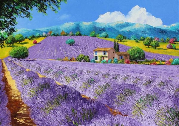Жан Марк Янячик Лавандовое поле