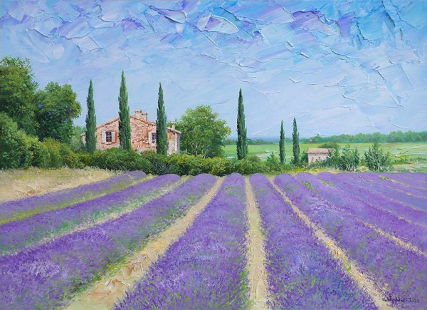 Анри Матисс Прованс Лавандовые поля
