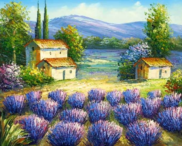 Провансальская Лаванда Ван Гог