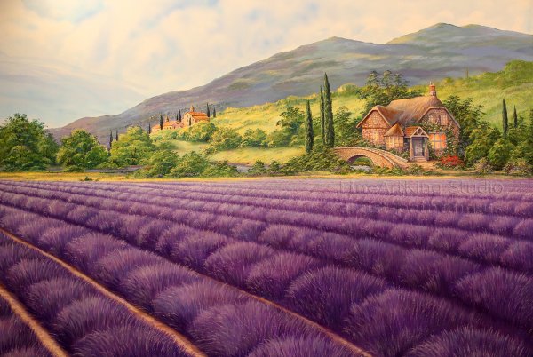 Тоскана прованский пейзаж