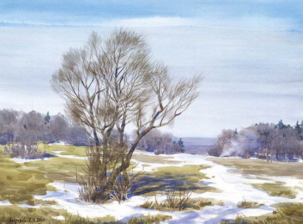 Андрияки художник акварель