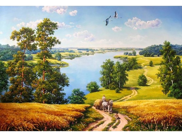 Художник Владислав Кошелев осень