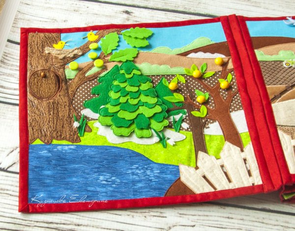 Дерево из фетра Весна