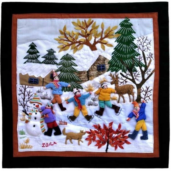 Осенняя аппликация из фетра