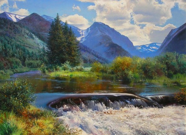 Репродукция картин Игоря Прищепа горы