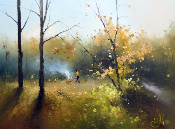 Игорь Сахаров художник пленэр