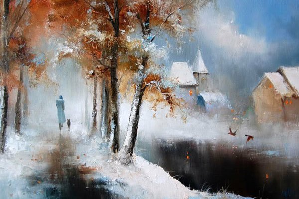 Мастер класс художника Игоря Сахарова море