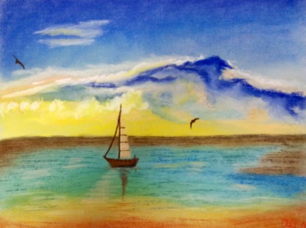 Море рисунок