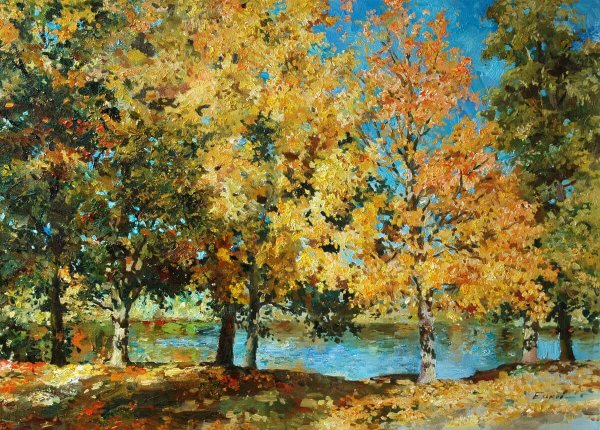 Живопись Павел Еськов осень