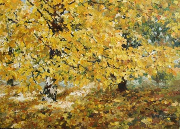 Художник Павел Еськов осень