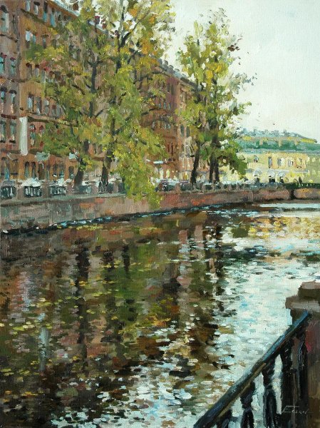 Павел Еськов художник картины Петербурга