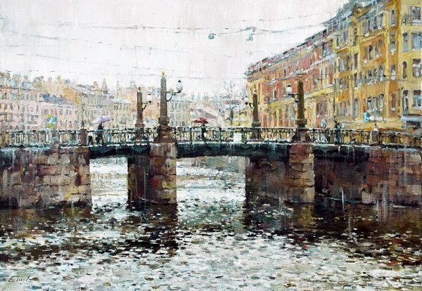 Павел Еськов картины Петербург