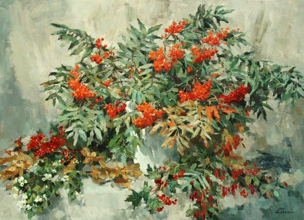 Художник Павел Еськов зима