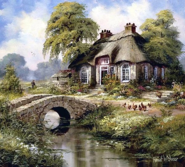 Голландская Сельская живопись Reint Withaar