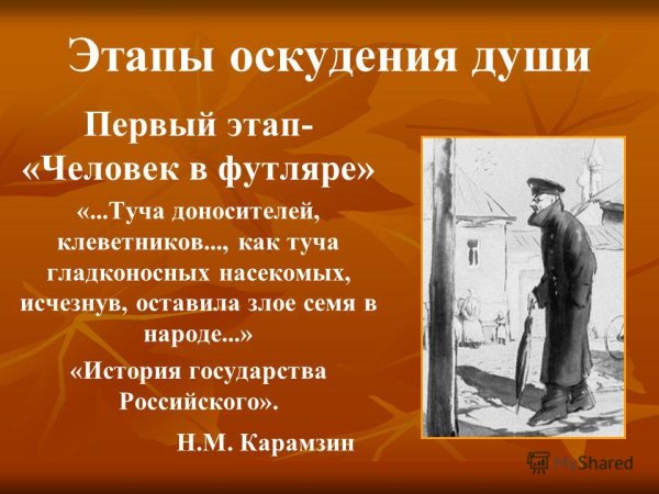 Творчество Чехова «человек в футляре»,