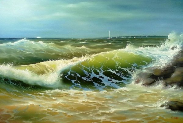 Маринист Георгий Дмитриев