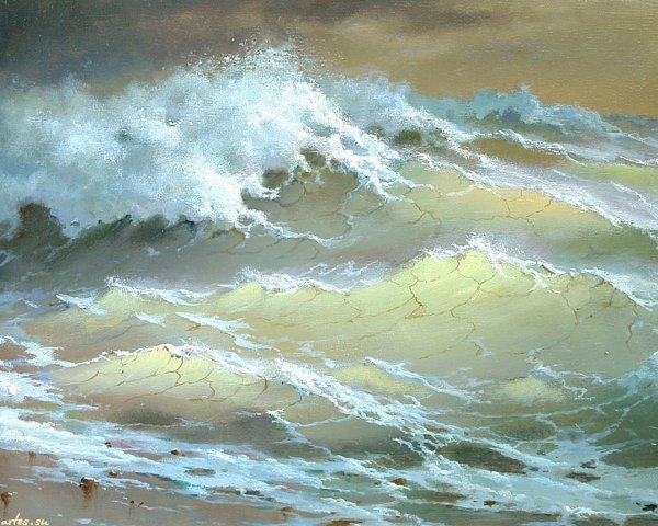 Маринист Георгий Дмитриев