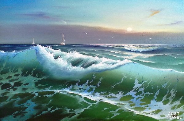 Albert Bierstadt картины море