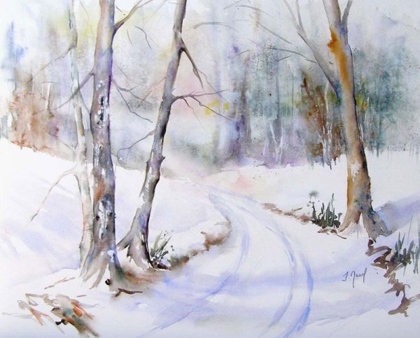 Акварели французской художницы Josette Marrel