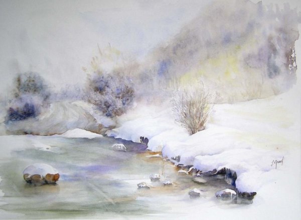 Жозетта Маррель акварель